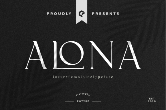 Alona: A Modern Display Font for Elegant and Impactful Design
