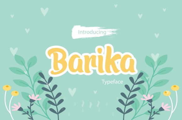 Barika: A Sweet and Simple Display Font