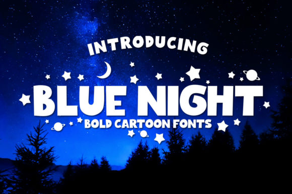 Blue Night: A Bold Font for a New Era of Creativity and Branding