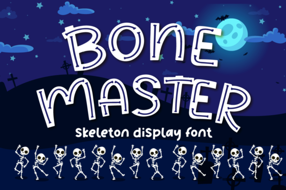 Bone Master Font: A Bold and Authentic Display Font for Creative Expression