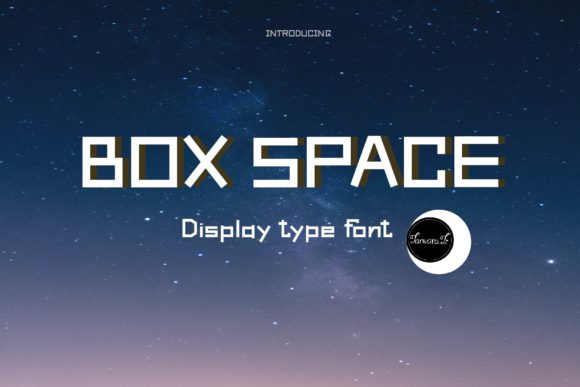 Box Space: A Bold and Authentic Display Font for Modern Design