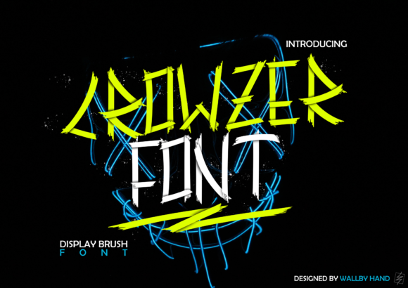 Crowzer: A Font That Brings Authenticity and Creativity to the Forefront