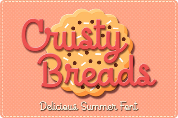 Crusty Breads: A Sweet, Soft Hand-Lettered Display Font for Creative Projects