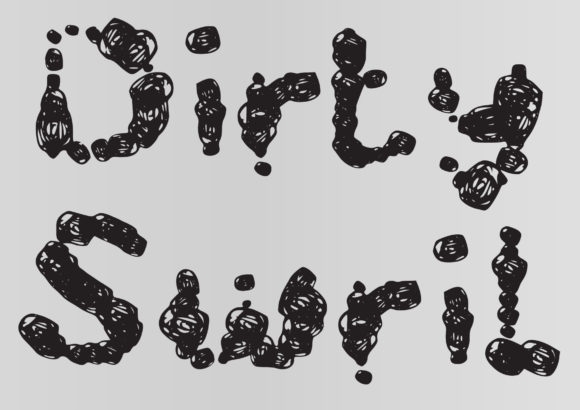 Dirty Swirl: The Rough Swirling Font That Adds Edge to Your Designs