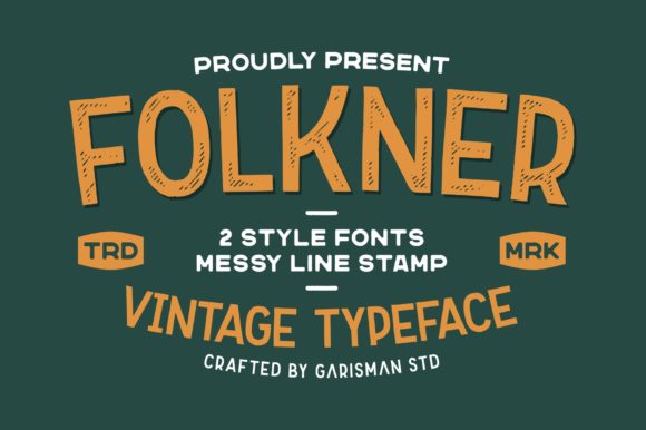 Folkner Font: A Bold and Neat Display for Creative Projects