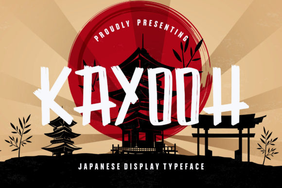 Kayooh: A Bold Display Font with a Japanese Essence for Modern Design