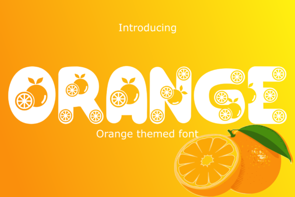Orange: A Strategic Display Font for Creative and Professional Communication