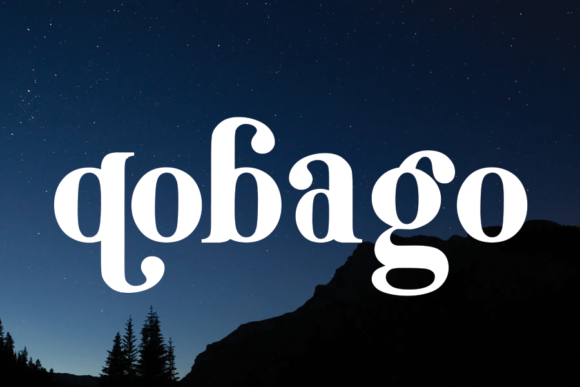 Qobago: A Unique and Chunky Lettered Display Font That Elevates Your Creative Ideas