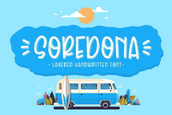 Soredona: A Sweet and Quirky Display Font for Creative Expression