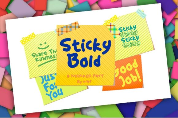 Sticky Bold: A Versatile Display Font for Creative Projects