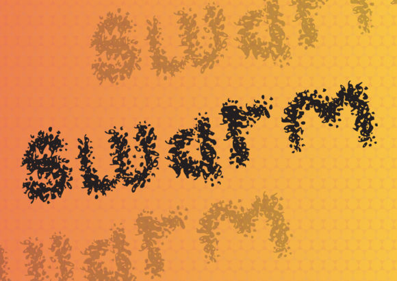 Swarm: A Playful Font for Creative Expression and Educational Projects