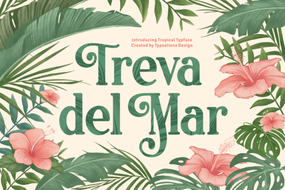Treva Del Mar: A Vintage-Inspired Font for Design Projects