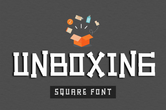 Unboxing as a Bold and Distinct Display Font